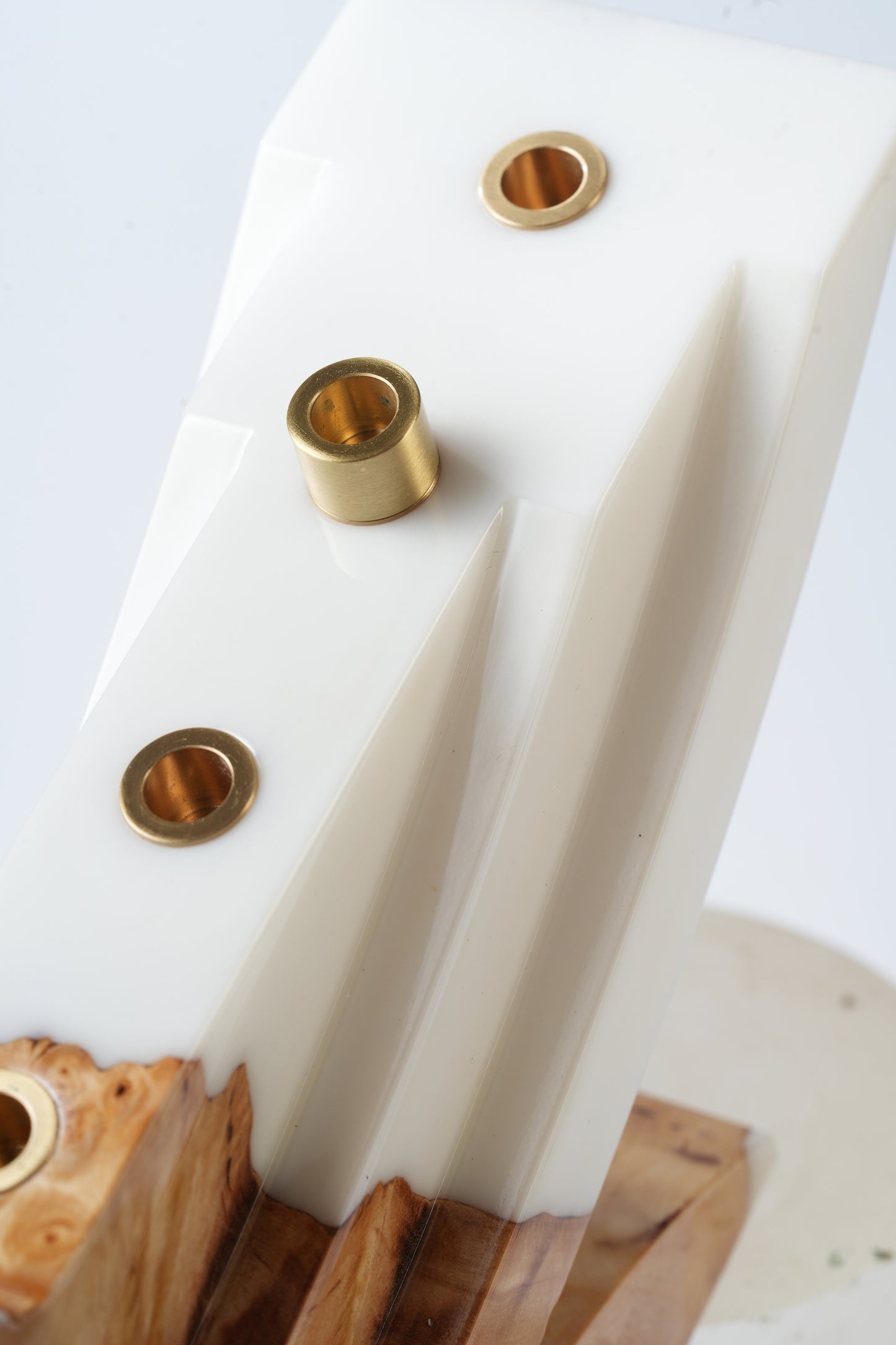 Menorah - White - Center shamash