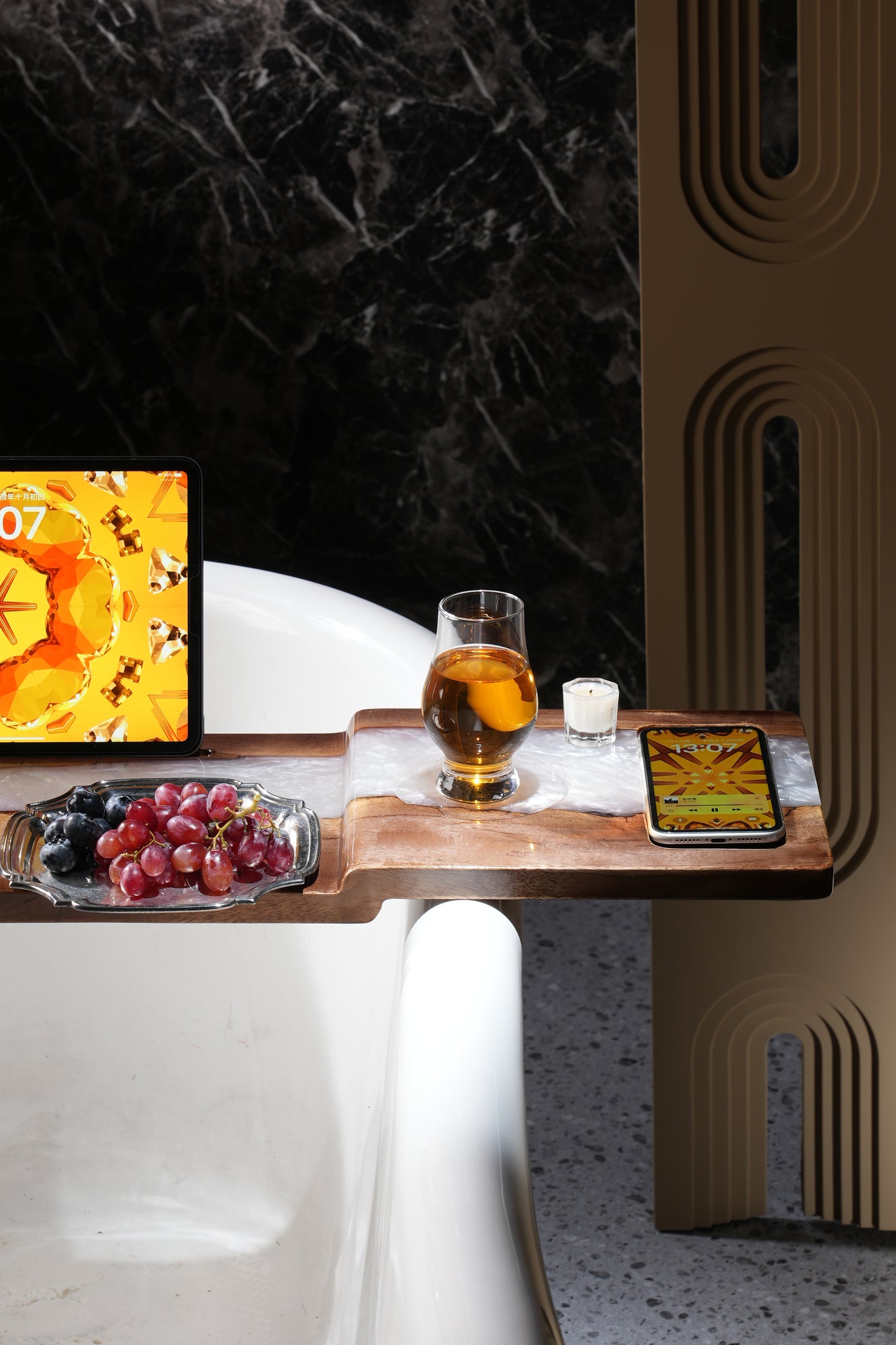 Bath board - Pearl Offset plank